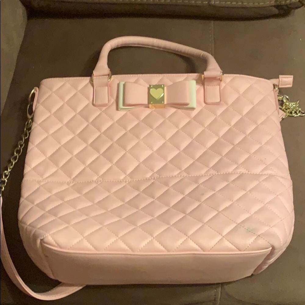 Pink Betsy Johnson Purse